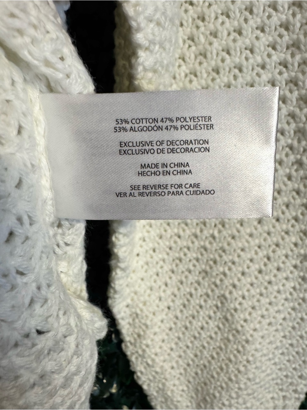GAP Cream Knit Crewneck Sweater Size Small - Picture 5 of 8